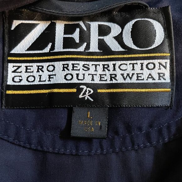 Zero Restriction Golf Vest 1/4 Snap Up USA Made Athletic‎ Fit Glenmoor Large - Picture 3 of 9